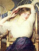 Paxton, William McGregor Reverie oil painting on canvas